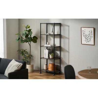 ふるさと納税 大河原町 カラーメタルラック ウッドボード付き CMM-55165B 黒 アイリスオーヤマ[53753282] |  | 02