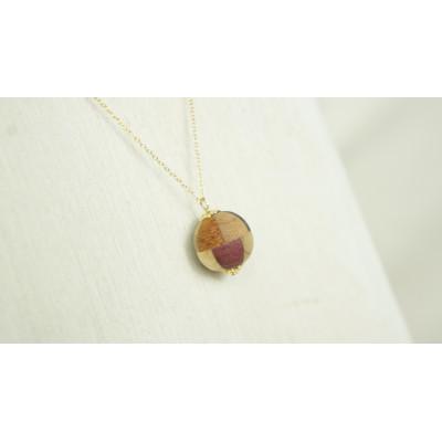 ふるさと納税 日南町 寄木の鞠ネックレス |  | 02