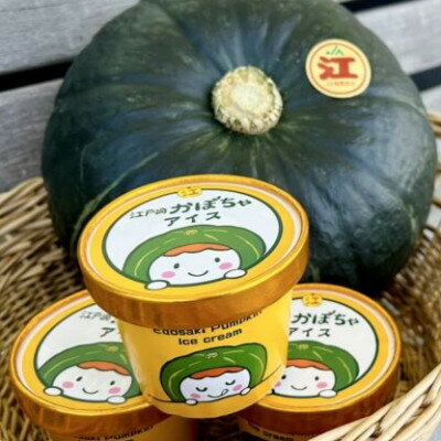 【ふるさと納税】江戸崎かぼちゃジェラート　130ml×6個【配送不可地域：離島・沖縄県】【1638774】