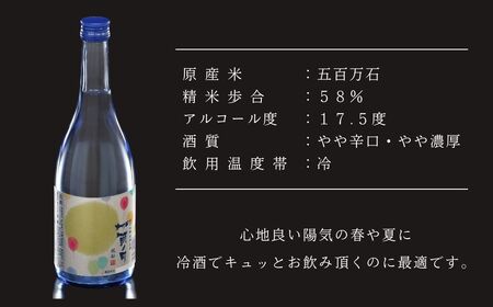 日本酒 純米吟醸 加賀ノ月 風船 無濾過生 720ml×1本 春・夏限定 小松 石川【加越酒造】