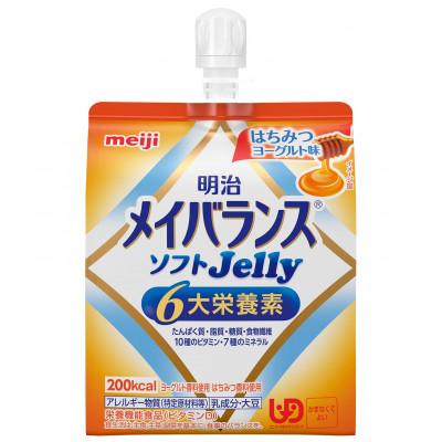 ふるさと納税 群馬県 明治 メイバランス ソフトJelly はちみつヨーグルト味 125ml×12個 パウチ ゼリー