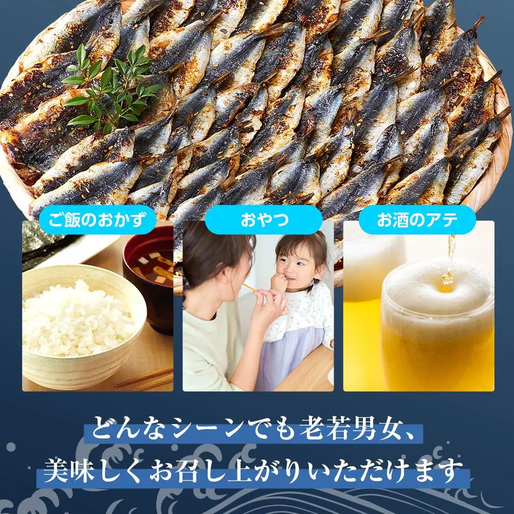 そのまま食べれる 真いわし 焼きみりん 500g×2袋 |ひもの 干物