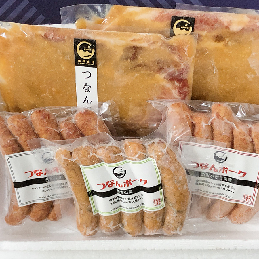 つなんポーク味噌漬＆３種ウインナーセット