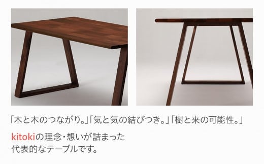 kitoki IK35 makanaitable　160×80×70　マカナイテーブル(WN)　CJ001