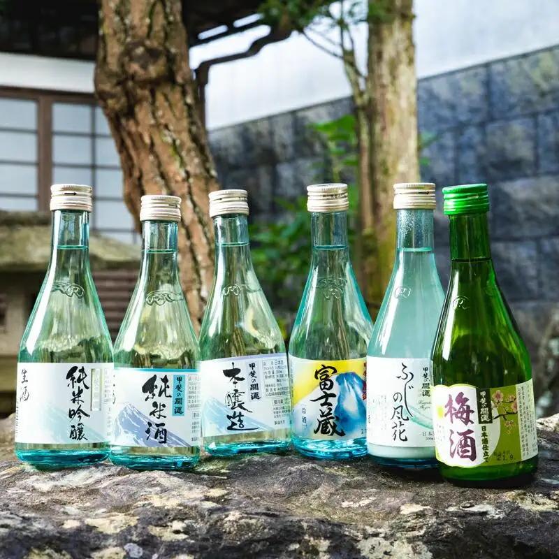 ＜甲斐の開運　富士山の湧水仕込み＞贅沢飲み比べ6本セット（各300ml）●