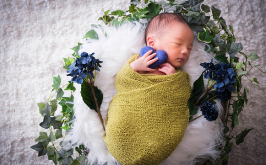 新生児 ニューボーンフォト 撮影 チケット 1枚 |  写真 フォト 赤ちゃん ニューボーン 家族 ファミリー 家族写真 パパママ 記念 記念写真 チケット いりそ写真館 埼玉県 狭山市