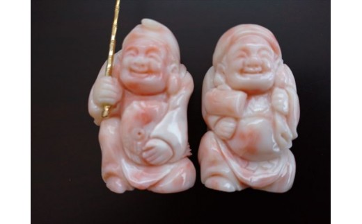 海の秘宝珊瑚：置物D