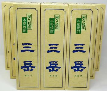本格いも焼酎　三岳900ml 12本(化粧箱入り)