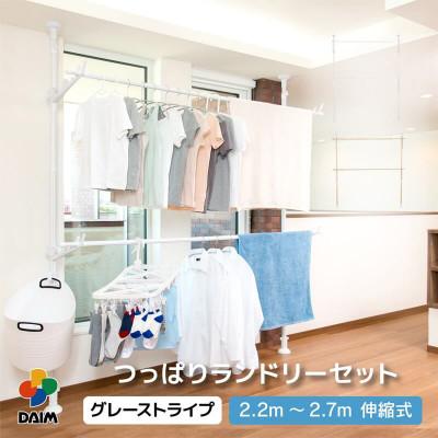 ふるさと納税 坂井市 daim 伸縮式 つっぱりランドリーセット[C-18407]