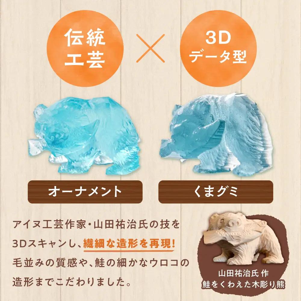 SINKOP オーナメント・くまグミセット | グミ 熊 ラムネ 置物 北海道 札幌市