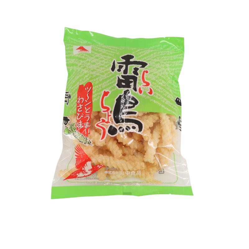 
            雷鳥 （ わさび ） 16袋 スナック菓子 お菓子 菓子 スナック ひねり揚げ つな揚げ おつまみ つまみ ビール 山葵 わさび味 国産 お土産 人気 ご当地 ご当地グルメ 10000円 山中食品 千葉 旭 千葉県 旭市 ロクロクパーク rrp006
          