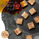 【ふるさと納税】ボンボンショコラ　アンバー　10個入り【配送不可地域：離島】【1329282】