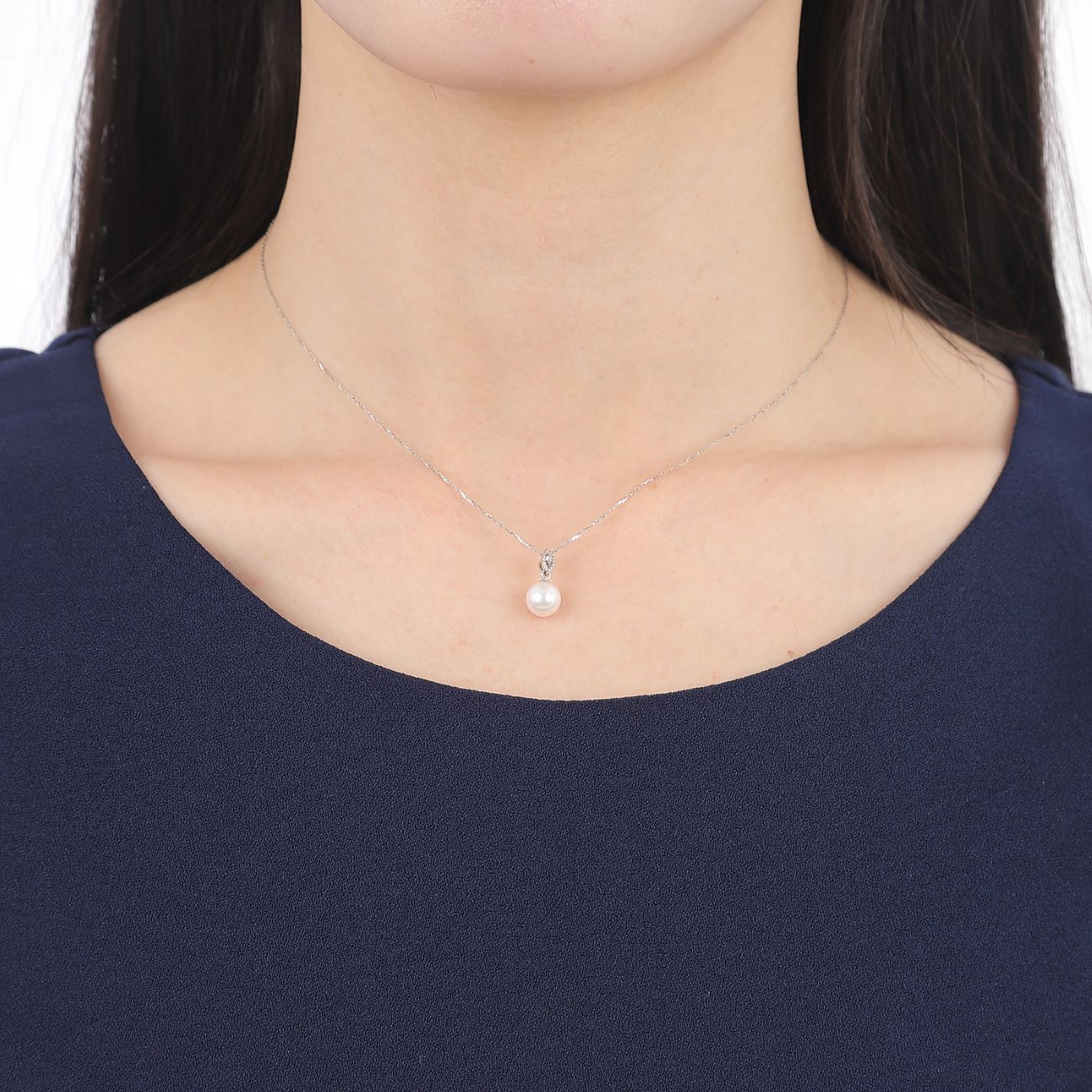 1784　プラチナあこや本真珠ダイヤモンドペンダント　マーキース  あこや真珠 本真珠 伊勢志摩　伊勢市 アクセサリー フォーマル カジュアル ジュエリー プラチナ ダイヤモンド 綺麗 ギフト お洒落