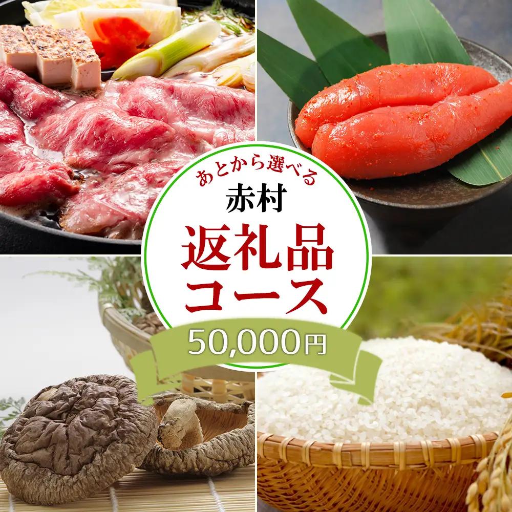 あとから選べる返礼品【５万円コース】