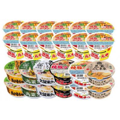 ふるさと納税 基山町 「焼豚ラーメン×丸幸ラーメン」・「カップ麺詰合せ」各1ケース　(計24個)