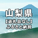 【ふるさと納税】山梨県への寄付（返礼品はありません）