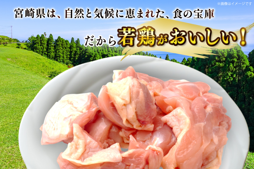 鶏肉 もも 宮崎県産 若鶏モモ 切身 深絞り凍結 200g 12p 計2.4kg [九州児湯フーズ宮崎支店 宮崎県 美郷町 31bf0005] 小分け 真空パック 宮崎 もも_イメージ2