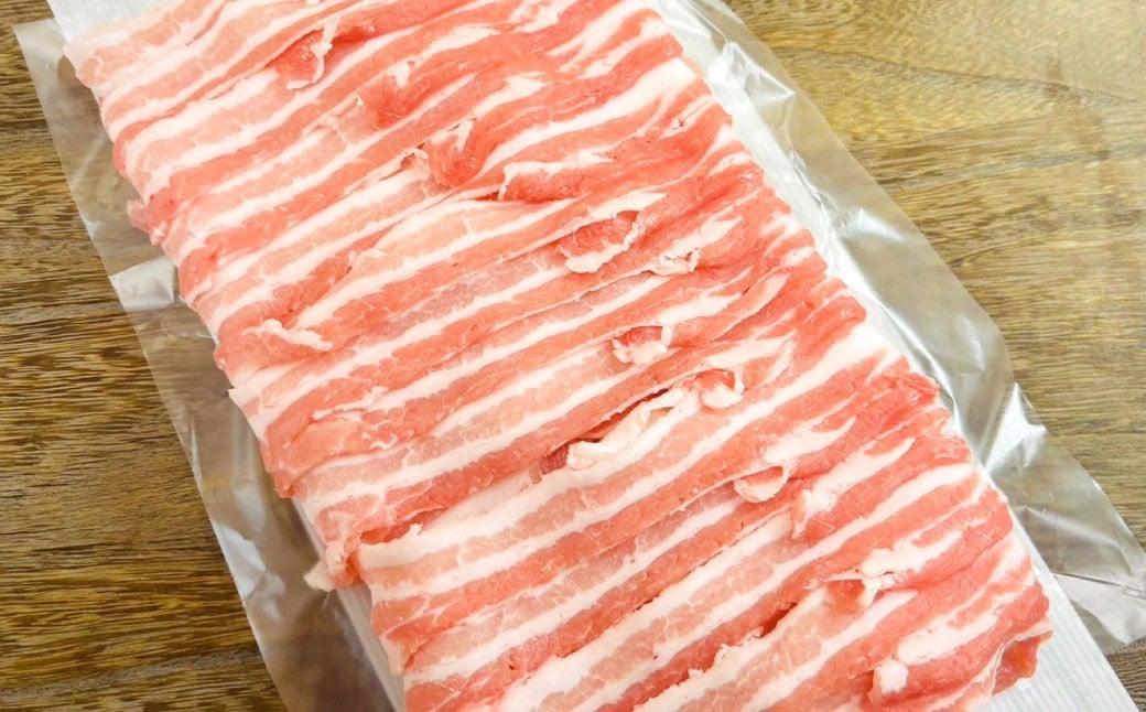 【愛媛県産】 豚肉 バラ スライス 500gずつ小分け 約3kg (763)