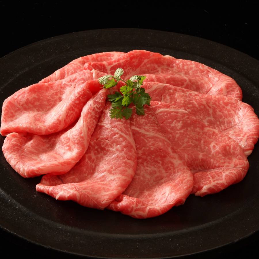 ＜帝神志方ミート＞A5ランク「神戸牛」すき焼き用4種セット（もも・かた・ロース・ばら）各200g（計800g）