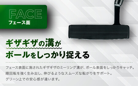 【ルーツゴルフ】カーブフェース パターVer.2 カバー付＜34インチ＞｜ゴルフ 人気ブランド 飛距離にこだわり