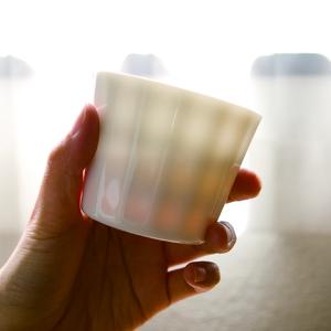 【美濃焼】 フリル タンブラー 2個セット ホワイト 瑞浪市 / JS企画 小田陶器 セット 食器 コップ カップ [AZAZ242]