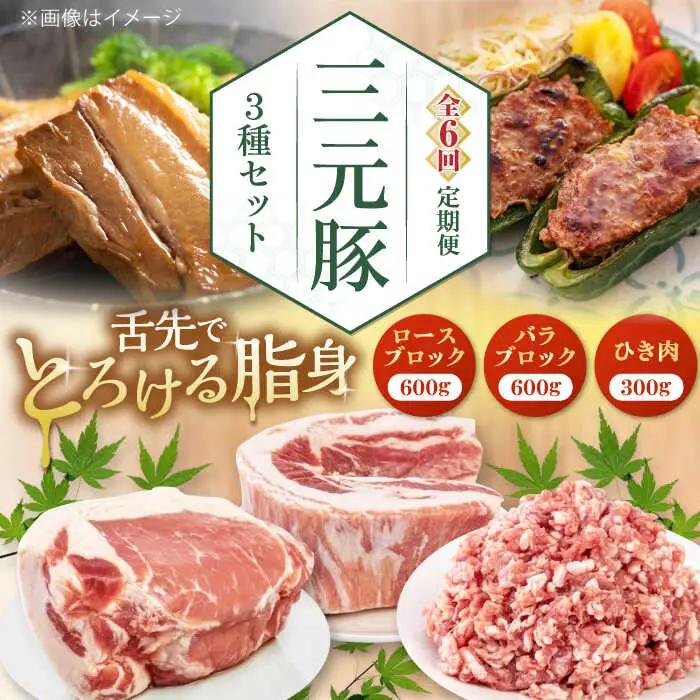 【全6回定期便】平田牧場 3種 セット 豚肉 詰め合わせ セット [AJAP048]