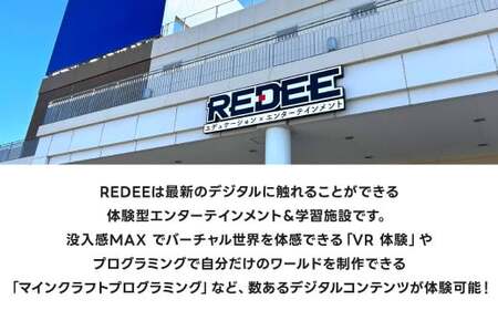 REDEE 入場チケット 子供1名様