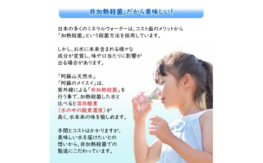 【ふるくま】定期便 2回 阿蘇のメイスイ 阿蘇山 天然水 2L × 6本 1ケース  熊本 阿蘇 水 みず 飲料 くまモンラベル 熊本県 ミネラルウォーター 非加熱殺菌 賞味期限2年 730日 備蓄 保存用