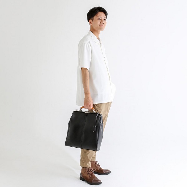 【高島屋選定品】豊岡鞄 YOUTA エルク 3way 縦ダレス (YK3ME) ブラック / 木和田正昭商店 ダレスリュック ダレスバッグ 縦型ショルダー 手持ち リュック A4ファイル対応 14イン