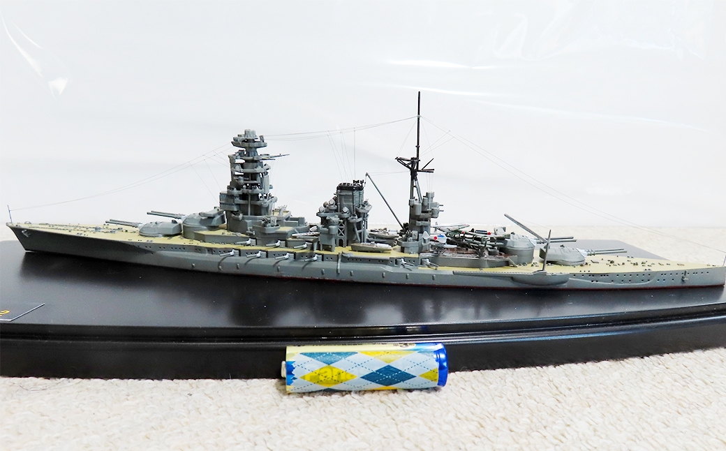 
                  プロプラモデラーが作る！一点物 日本海軍 戦艦 「長門1942ミッドウェー」1/700 （ 完成品 ） アオシマベースプラモデル ／ 戦艦模型 飛行甲板 アクリルケース プラモデル プラモデラー インテリア 船 玩具 模型
                