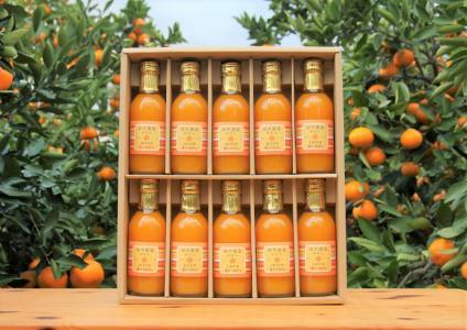 100％ みかんジュース 200ml 合計10本 セット ストレート 無添加 嶋市農園 ｜ 和歌山有田 丸絞り 和歌山 有田 国産 果汁