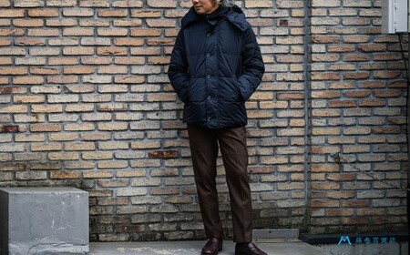 【Lサイズ】 【藤巻百貨店】 HOKKAIDO DOWN×CENTENA （ネイビー） 北海道ダウンコート L ダウン ダウンコート コート ダウンジャケット 北海道 小樽市