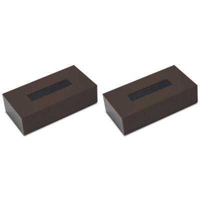 ふるさと納税 かつらぎ町 ティッシュBOX カラー ブラウン 2個組 すっきりシンプルなティッシュケース