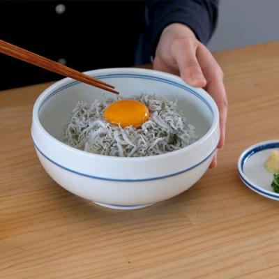 ふるさと納税 長崎県 【波佐見焼】 φ16×8cm丼3個組　夢路 3 17829 |  | 02