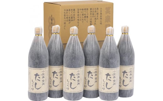 金両醤油 だし醤油 6本入り No24