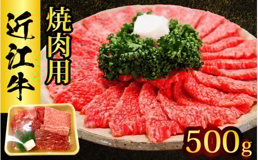 近江牛 たなか善　焼肉用　 約500g ブランド 焼き肉 やきにく ギフト 国産 冷蔵 肉 モモ バラ 牛肉 和牛 ブランド牛
