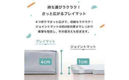 【アイボリー】【ワイドサイズ】ベビープレイマット ベビー マットレス ジョイントマット 日本製 約4cm マットレス 寝具 敷き布団 敷布団 岡山県 倉敷市