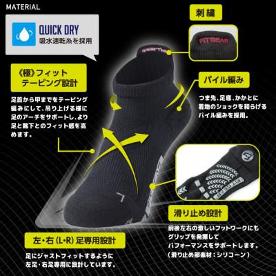 ふるさと納税 葛城市 FITGEAR 極フィット&快フィット ソックスタイプ 2足組 22-25cm レディース 靴下 |  | 02