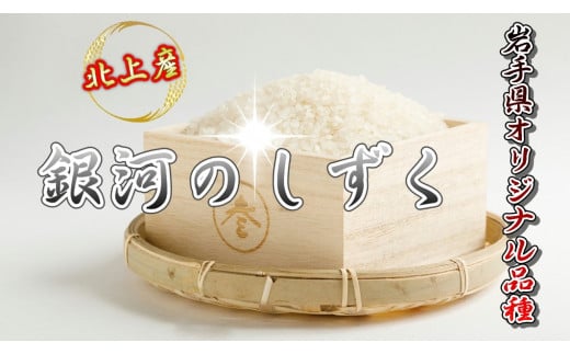 岩手の お米 R6年産 新米 北上産「 銀河のしずく 」4.5kg 米 白米 国産 岩手県 北上市 D0473