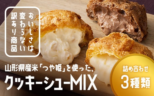
            訳あり クッキーシュークリーム 3種詰合せ(カスタード、カカオ、アップル) 20個 ご家庭用 お菓子 洋菓子 小分け スイーツ F2Y-6188
          