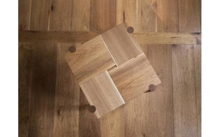 【受注生産】Side Table 04［四角］ 胡桃/oil finish / テーブル サイドテーブル 机 デスク 家具 インテリア 木目調 ナチュラル おしゃれ デザイン ダイニング 寝室 / 恵