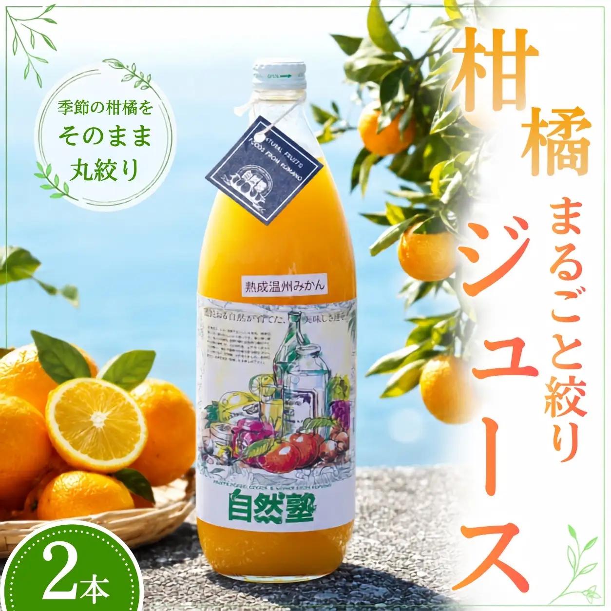 ジュース 季節の柑橘ジュース 2本【szjk0007】