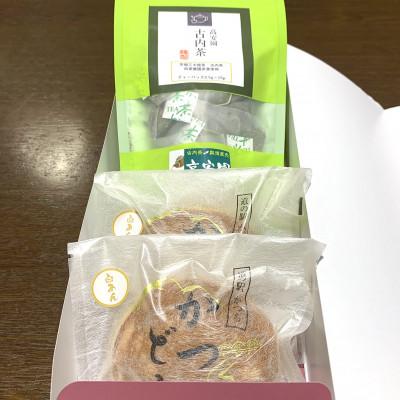 ふるさと納税 城里町 古内茶とかつどら2個セット【白あん】 |  | 01