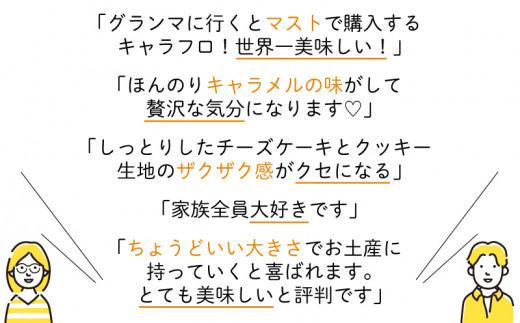 【3回定期便】3ヶ月 チーズケーキ キャラフロ 計12本 6本入り× 2箱セット チーズ ケーキ 静岡 沼津 グランマ
