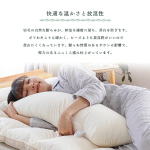 【 抱き枕 】 羽毛 抱きまくら  抱き枕