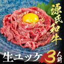 【ふるさと納税】和牛ユッケ 計120g (40g×3パック) ユッケ 牛ユッケ 生ユッケ 生肉 牛 肉 タレ付 簡単調理 おつまみ お刺身 つまみ 生食認定工場 安全 鮮度 牛肉 お肉 小分け 冷凍 黒毛和牛 生食用 希少 韓国料理 愛知県 豊橋市10000円 1万円