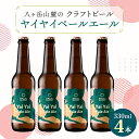 【ふるさと納税】八ヶ岳山麓のクラフトビール4本セット【Yai Yai Pale Ale 4本】【JGBA銅賞受賞】_ ビール クラフトビール セット 国産 人気 アルコール おすすめ 送料無料 お取り寄せ 長野 JGBA 銅賞 受賞 【配送不可地域：離島】【1553832】