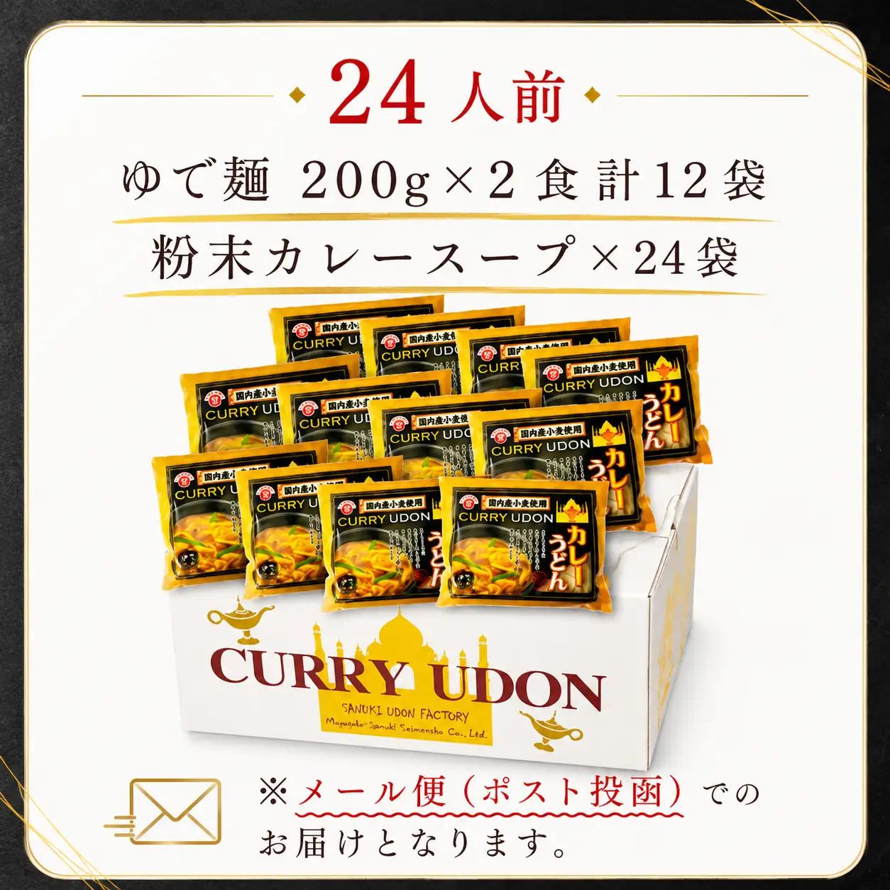 【定期便6回】丸亀のカレーうどん 24人前 6回 定期便