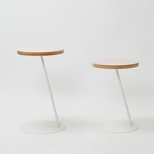 Circle side table（サークルサイドテーブル） サイドテーブル／ナイトテーブル H600 ホワイト_パウダー  EB8-0667