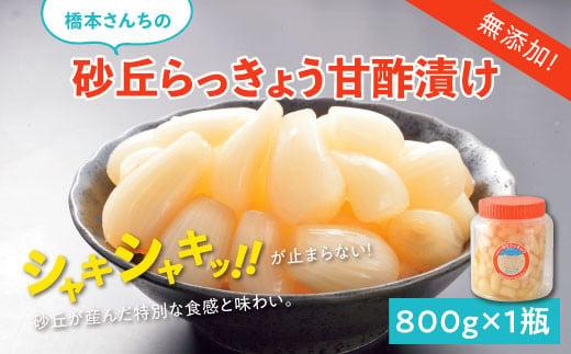 橋本さんちの砂丘らっきょう甘酢漬け 800g (瓶) 312011_BL001